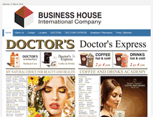Tablet Screenshot of businesshouse.com.mk